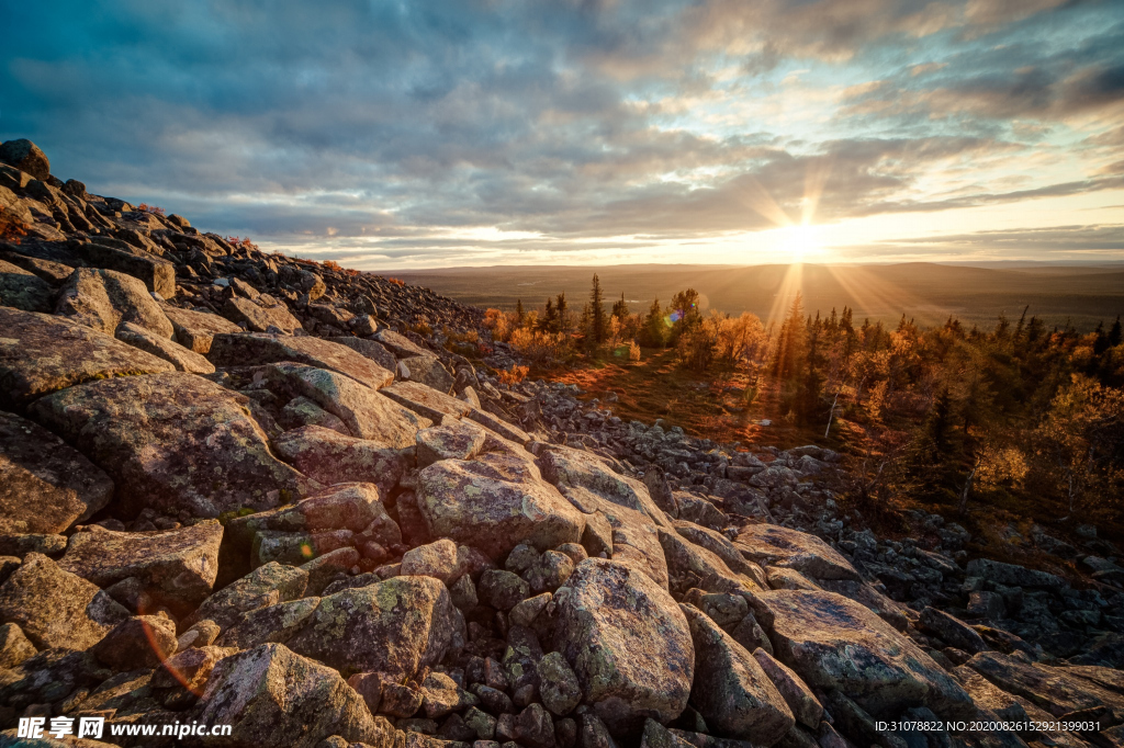 海岸风景摄影图