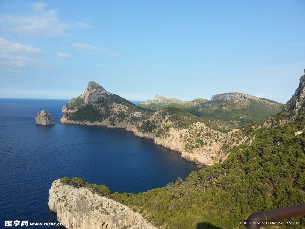 海岸风景摄影图