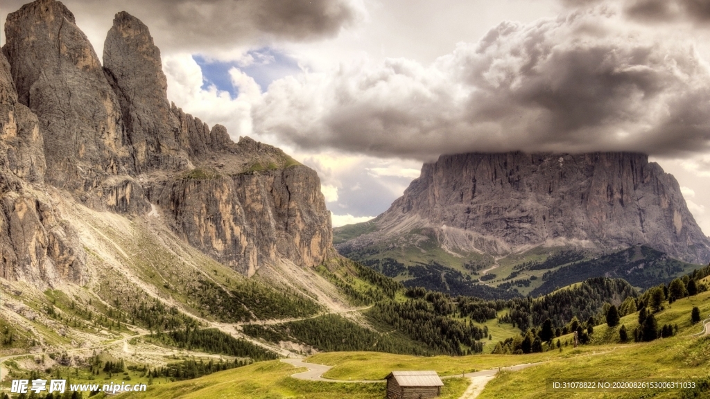 海岸风景摄影图