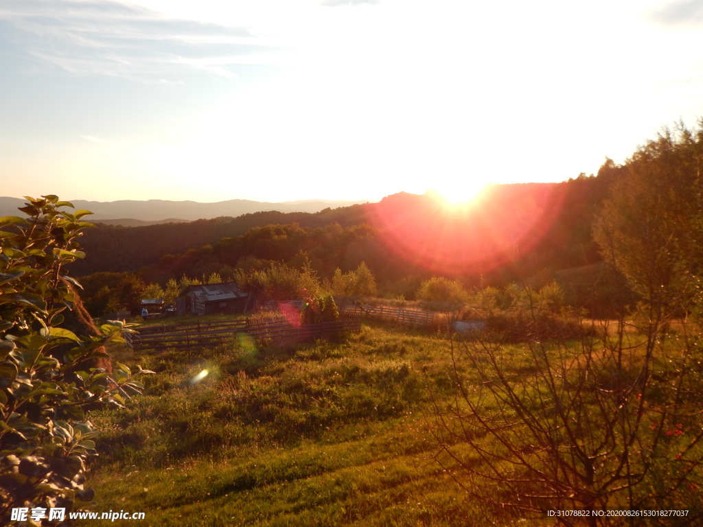 海岸风景摄影图