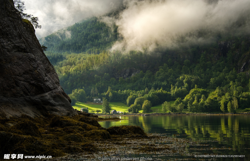 海岸风景摄影图