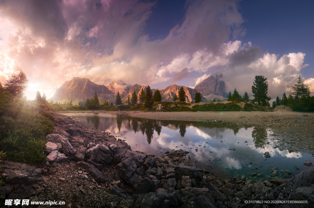 海岸风景摄影图