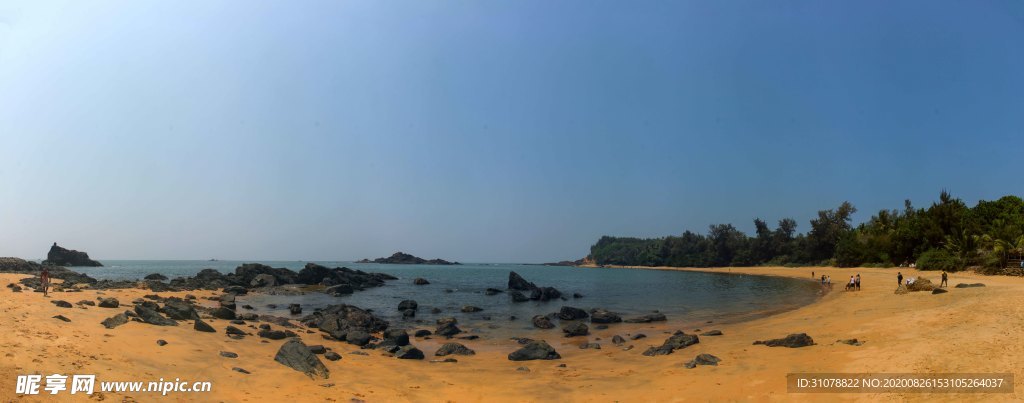 海岸风景摄影图