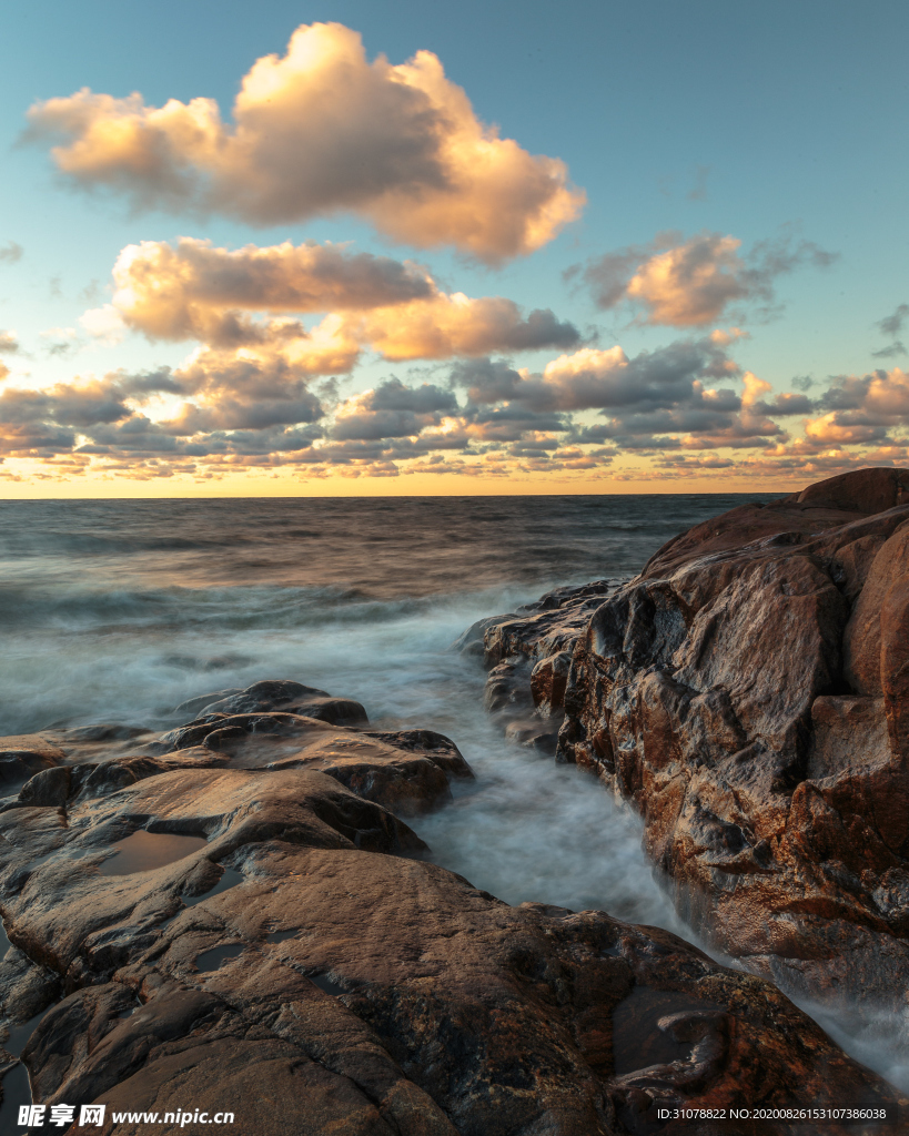 海岸风景摄影图