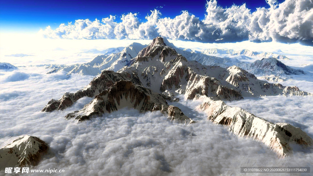 海岸风景摄影图