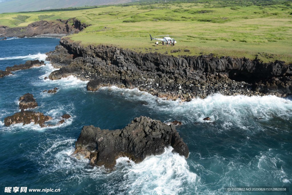 海岸风景摄影图