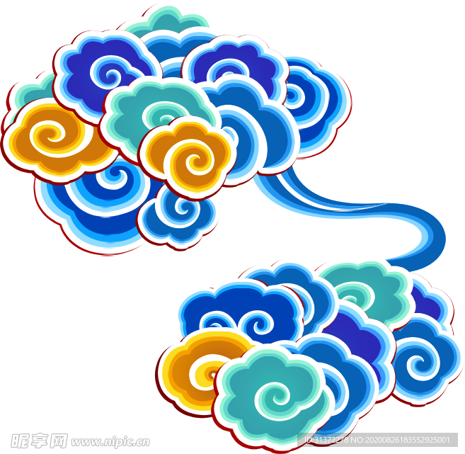 国潮祥云设计图片