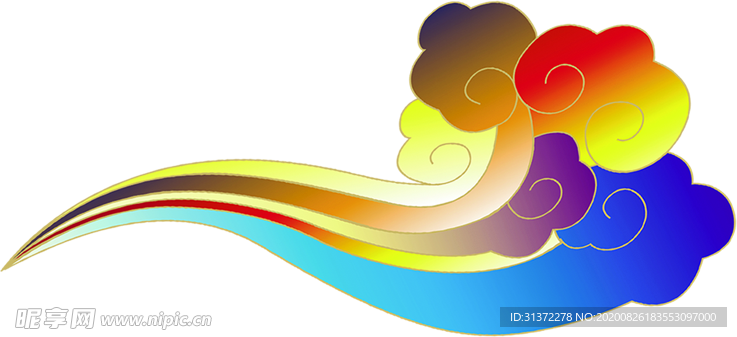 国潮祥云设计图片