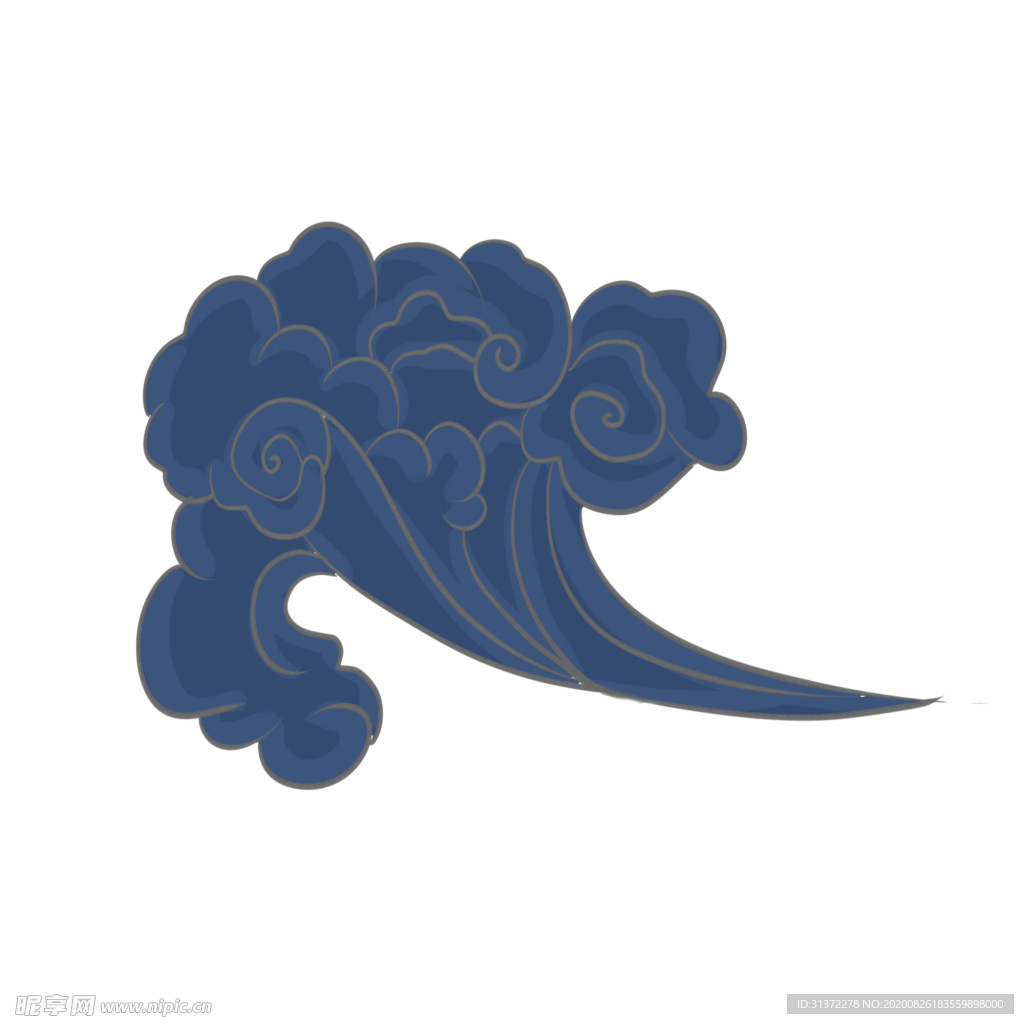 国潮祥云设计图片