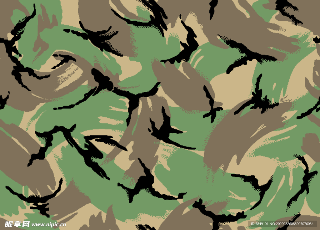 无缝迷彩 迷彩纹理 迷彩印花