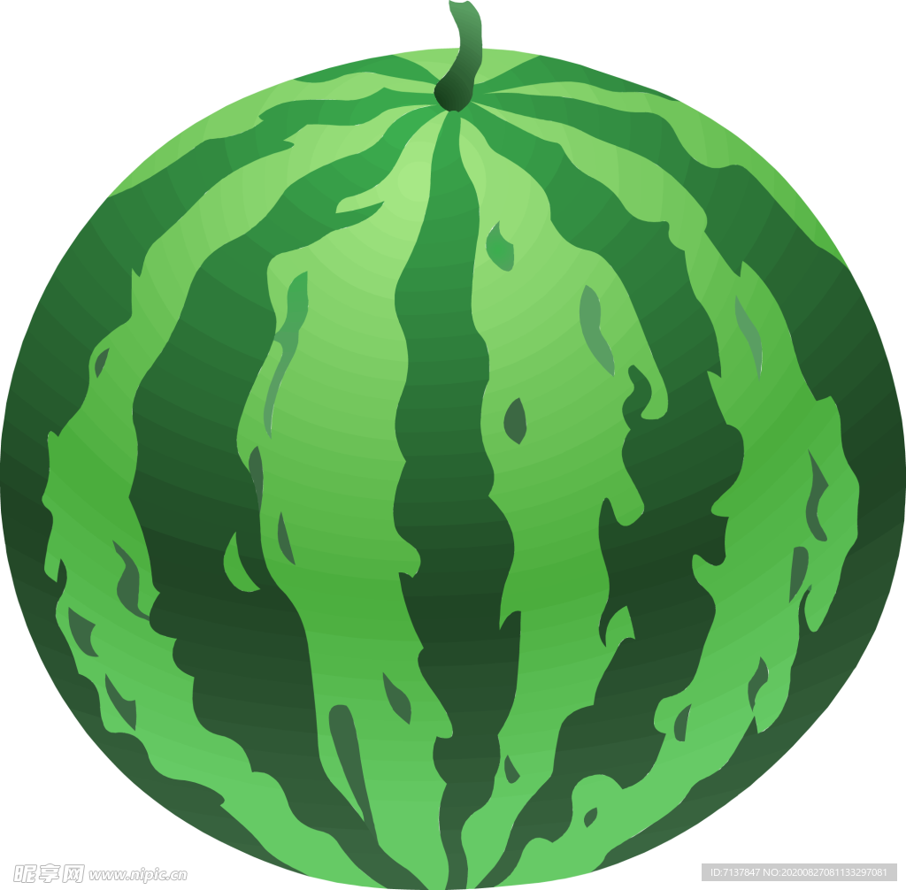 西瓜元素图片