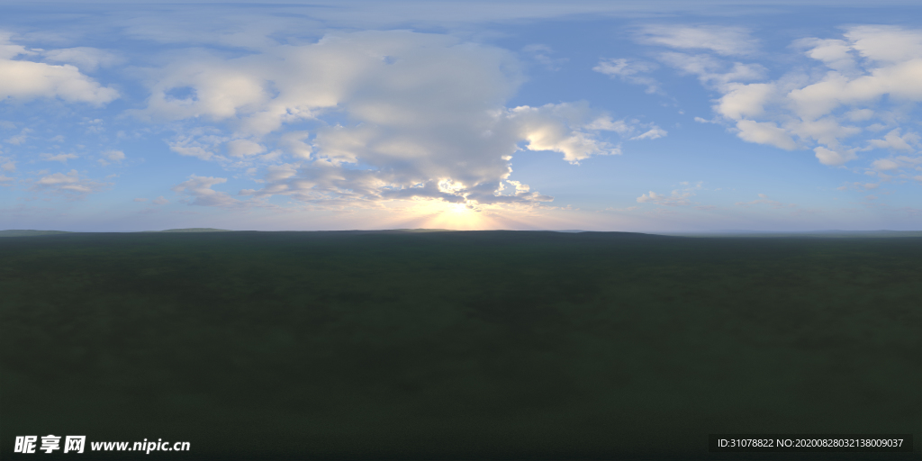 辽阔天空风景贴图