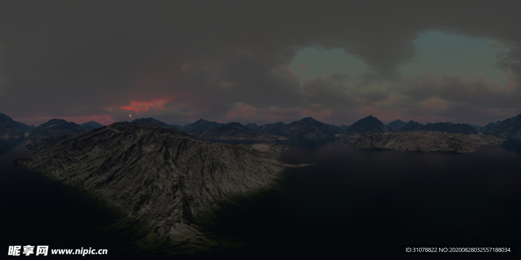 辽阔天空风景贴图