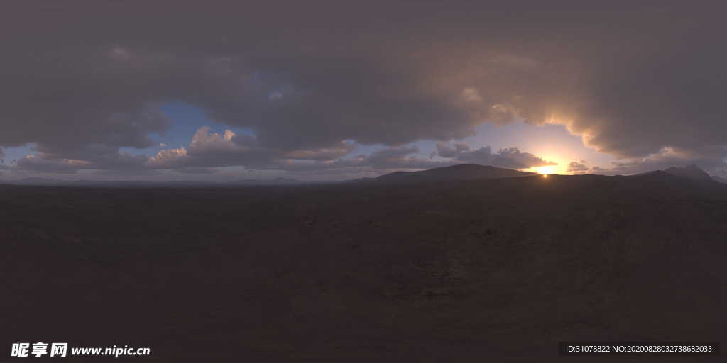 辽阔天空风景贴图