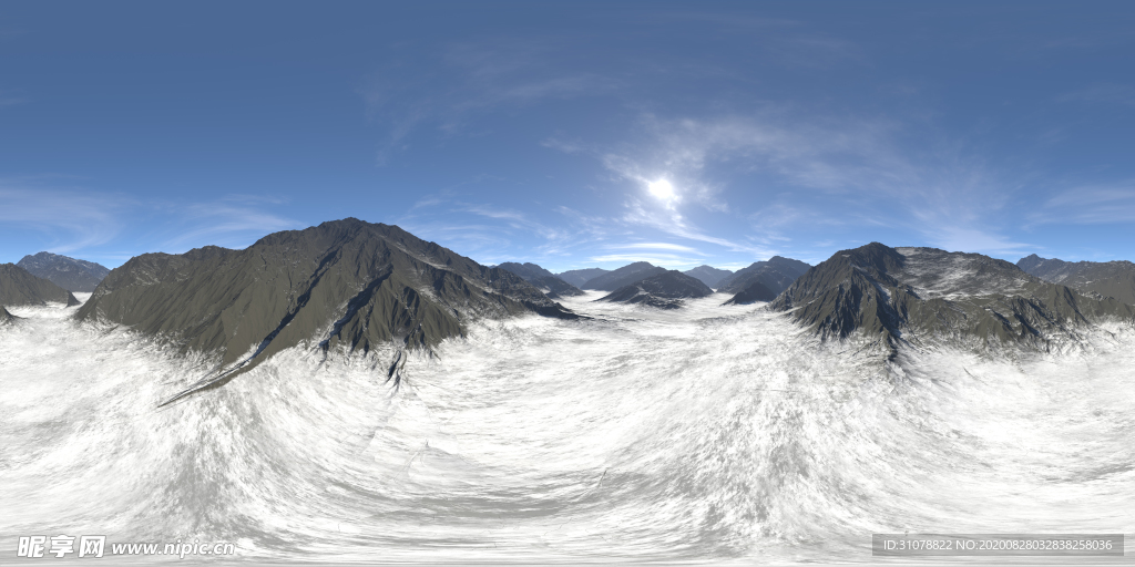 辽阔天空风景贴图