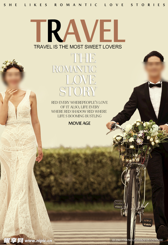 婚纱照 文字素材 文字设计