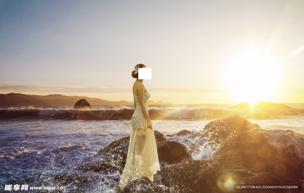 婚纱照 纯背景抠图素材