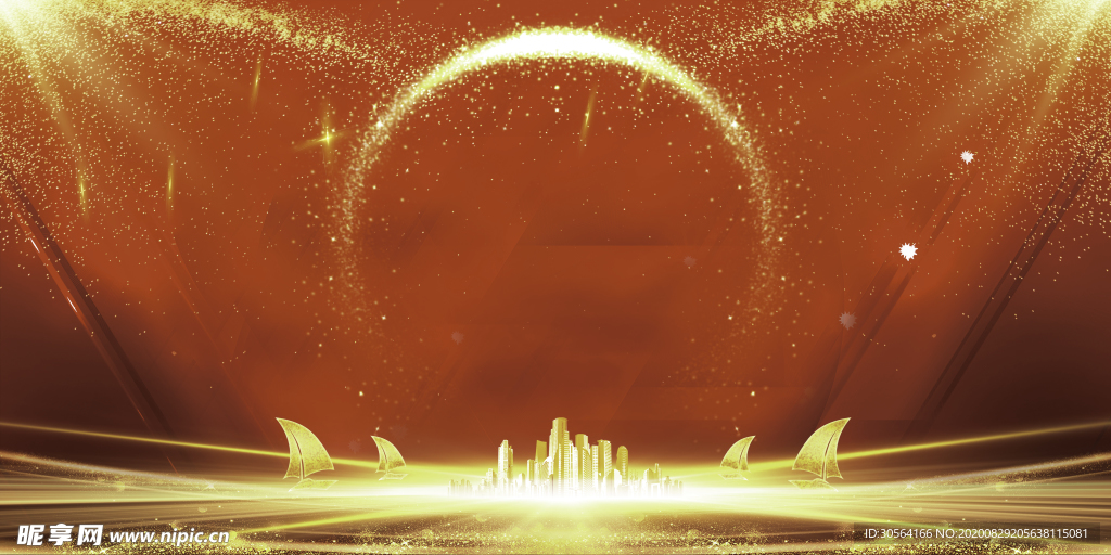 红色喜庆签到颁奖晚会背景素材