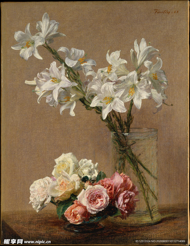 花卉静物油画