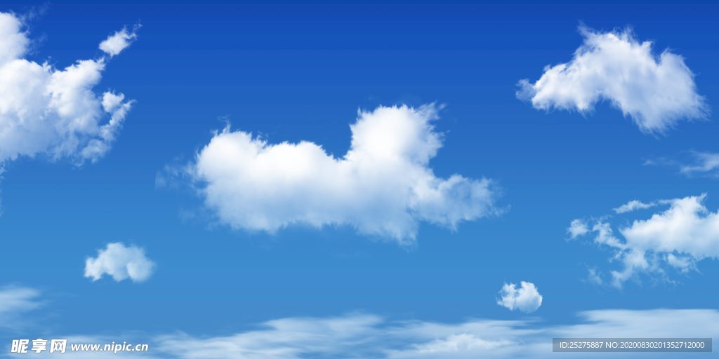 蓝天白云高清大图