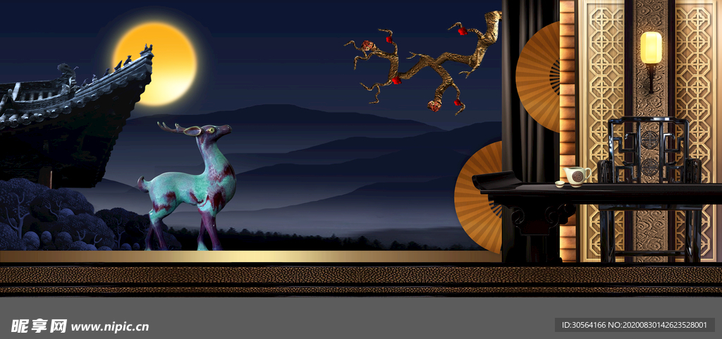 地产活动背景海报素材