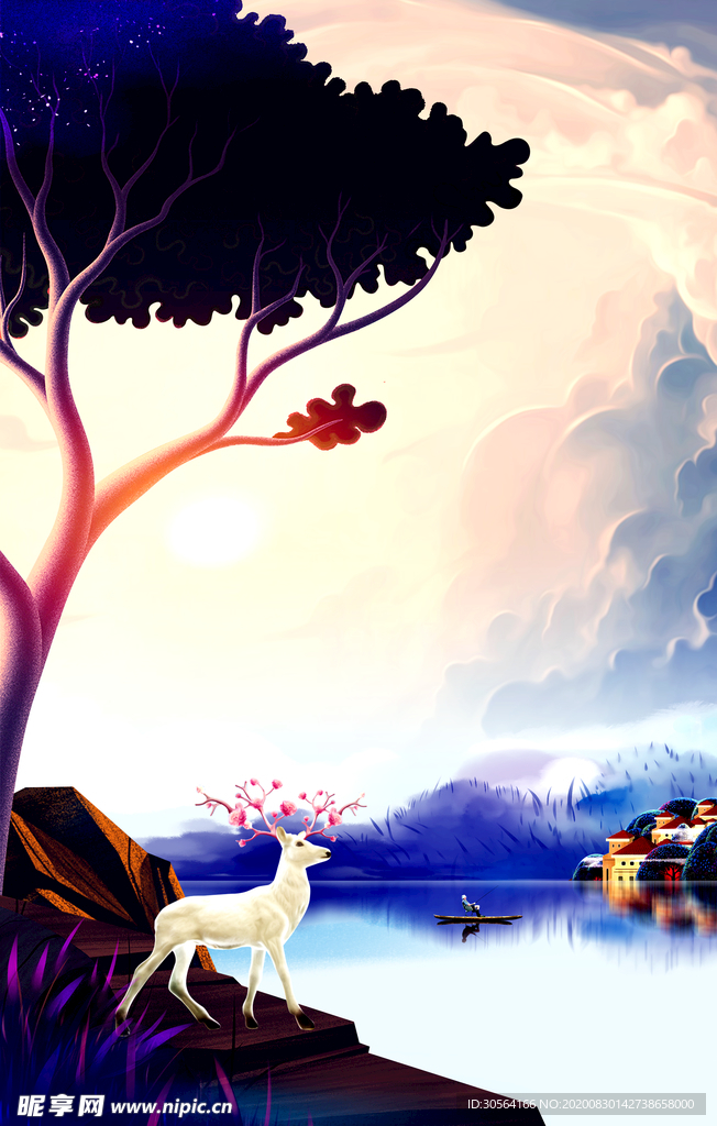 地产活动背景海报素材