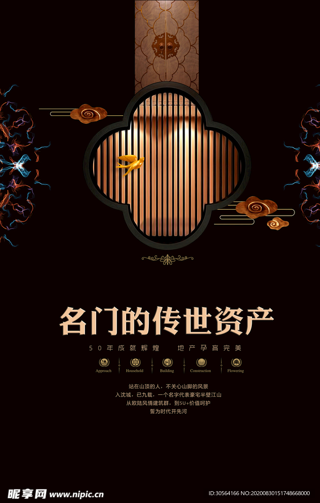 地产活动宣传海报素材