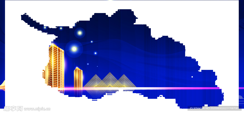 地产活动复古宣传背景海报素材