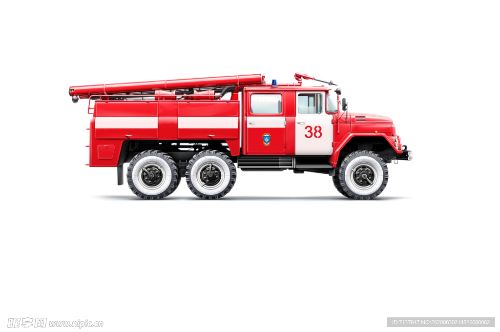 免扣消防车图片素材