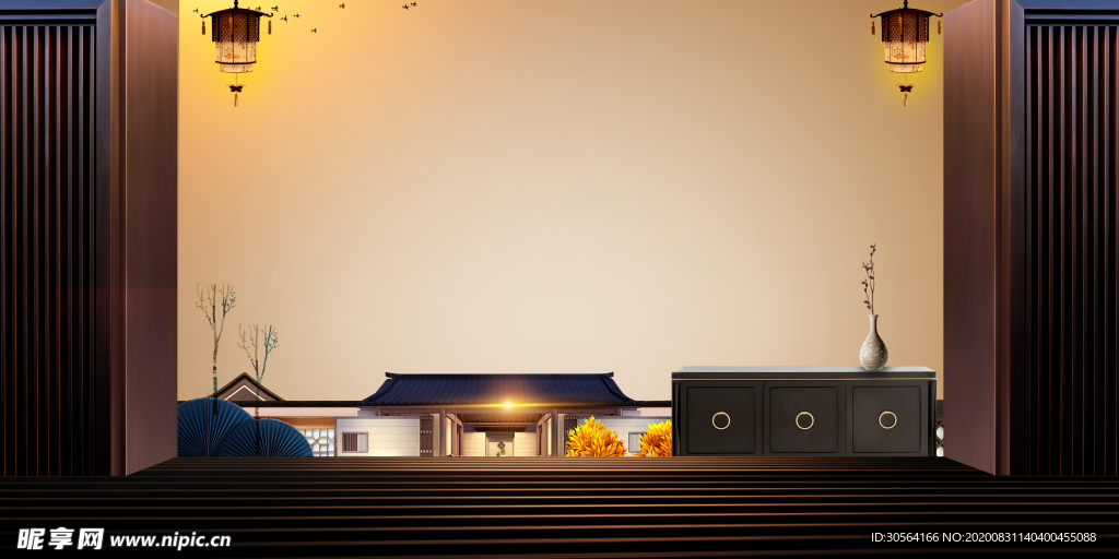 地产活动宣传背景海报素材