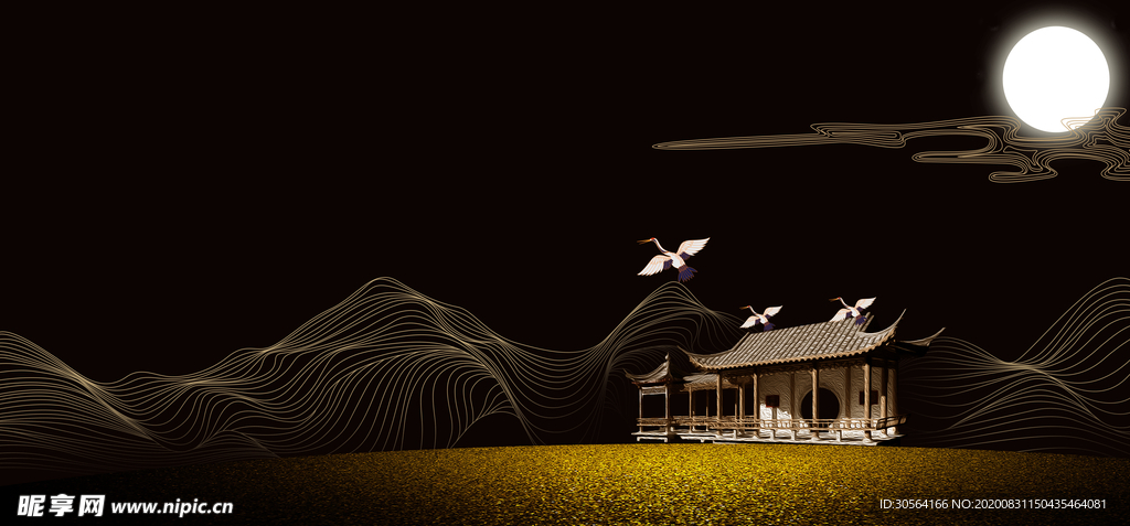 地产复古活动宣传背景海报素材