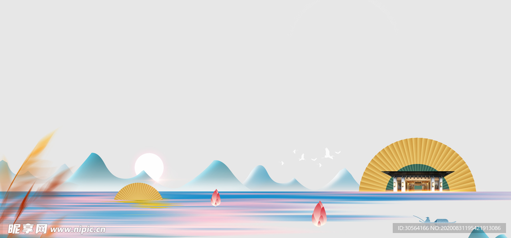 地产活动宣传背景素材