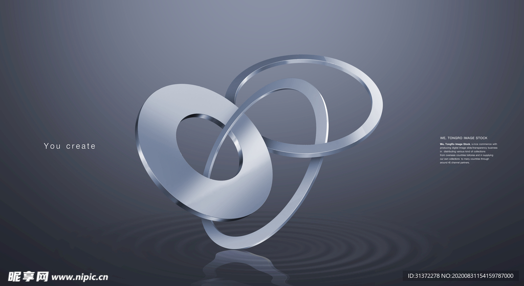 创意立体几何设计图片