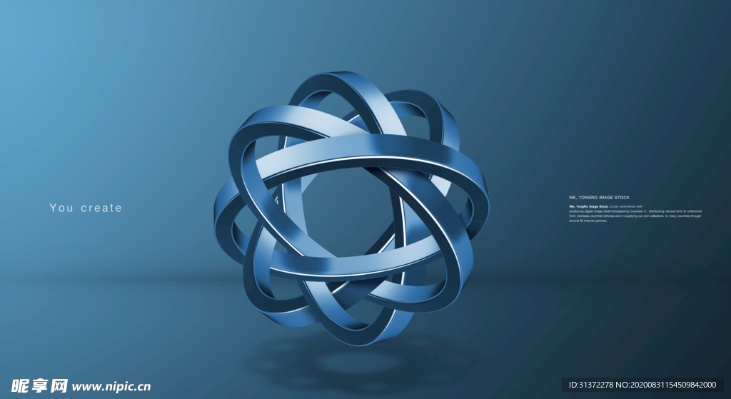 创意立体几何设计图片