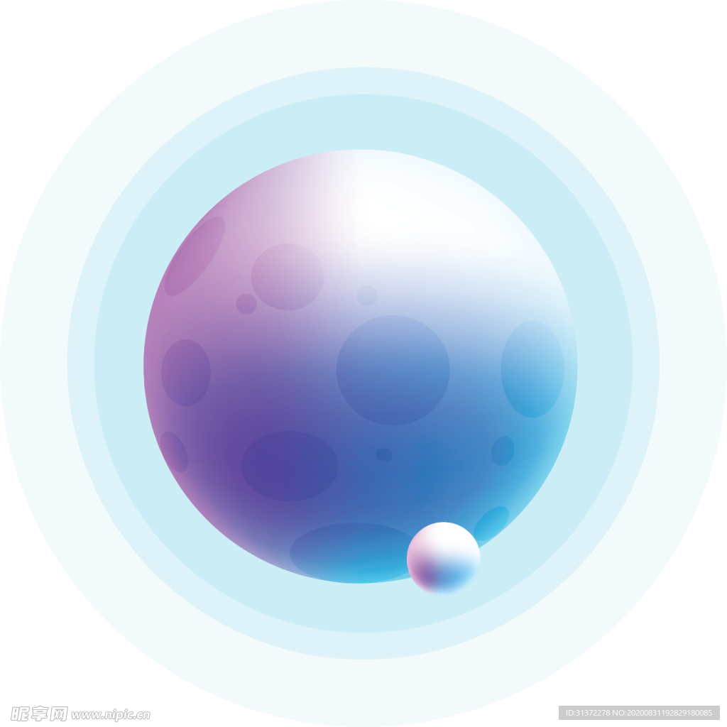 宇宙星空宇航员飞船插画图片