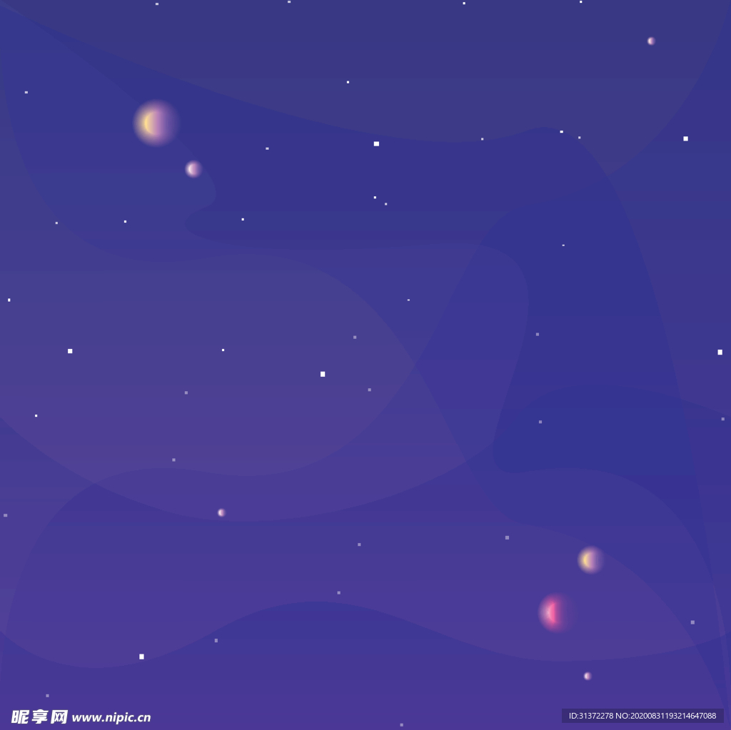 宇宙星空宇航员飞船插画图片