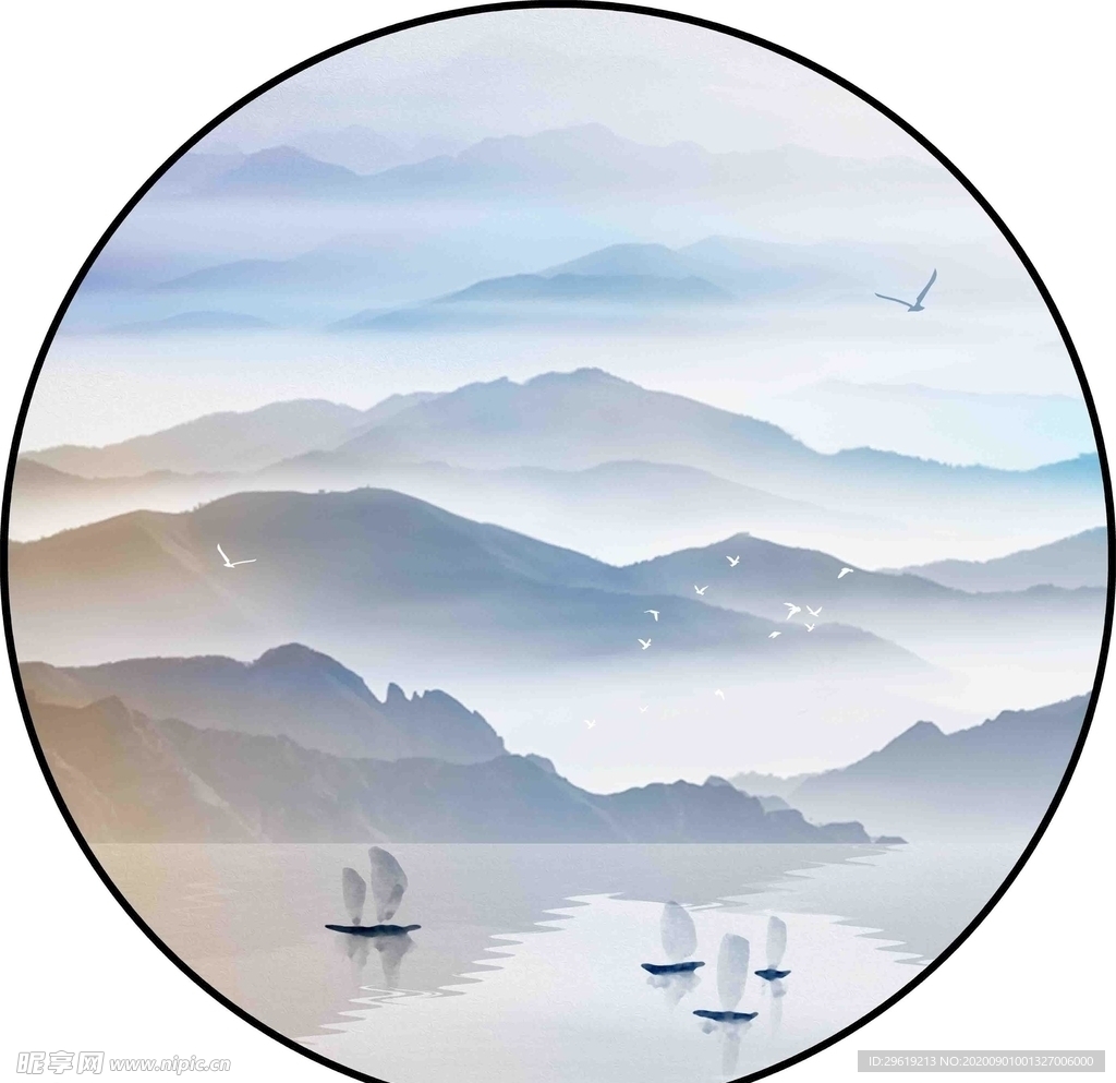 新中式装饰画图片