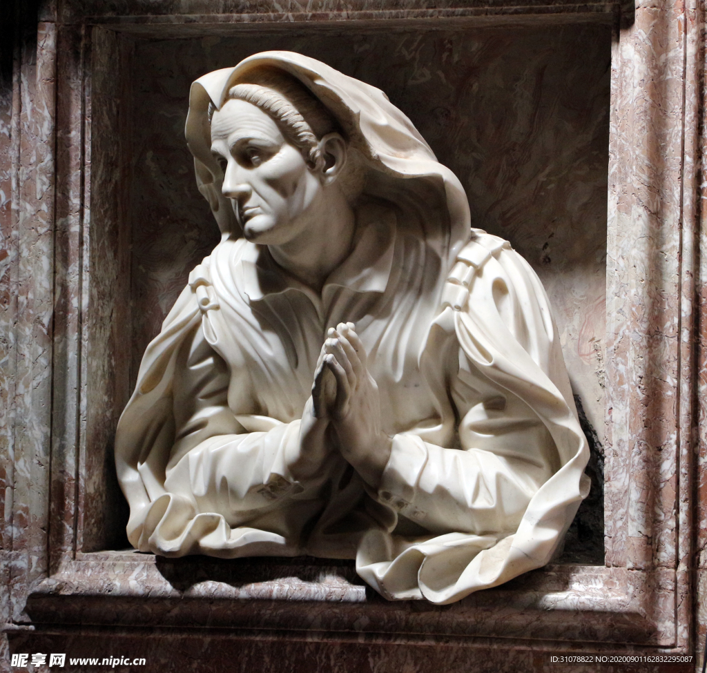 欧美石雕雕刻摄影图