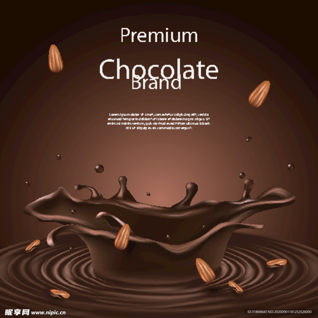 巧克力背景图片