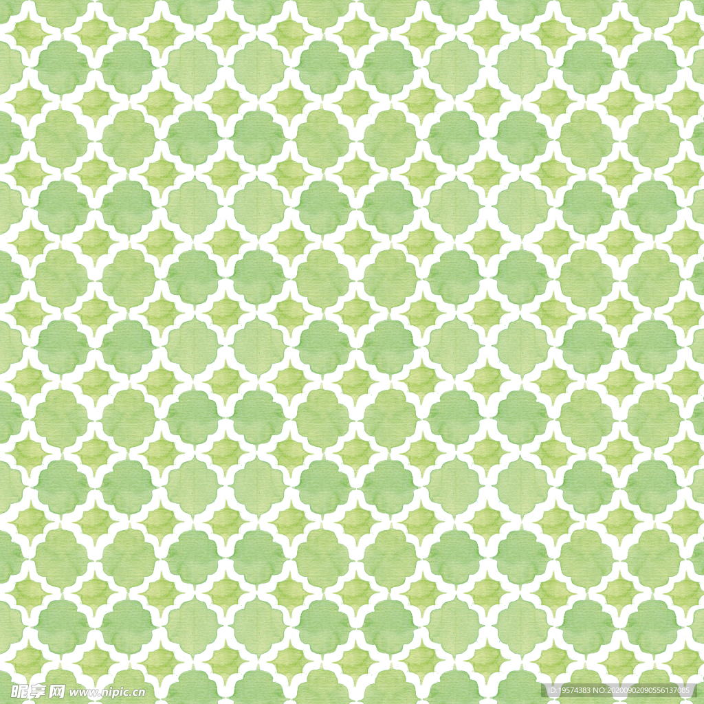 50张四叶形水彩纸