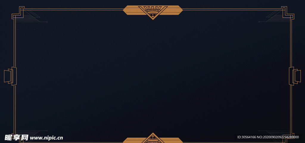 地产暗金线条背景海报素材
