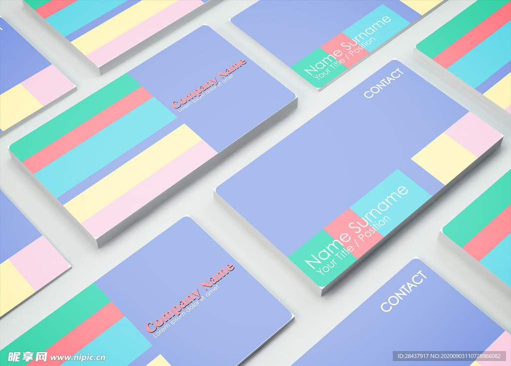 矢量名片模板