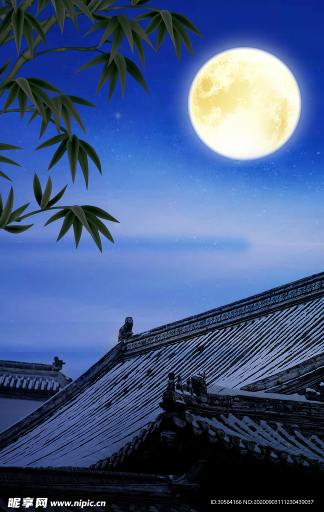 中秋节日活动宣传背景素材