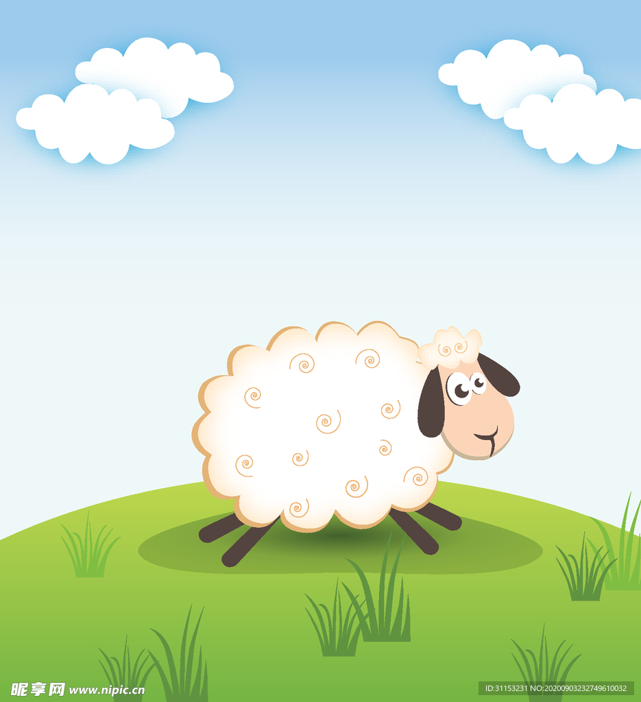 卡通羊