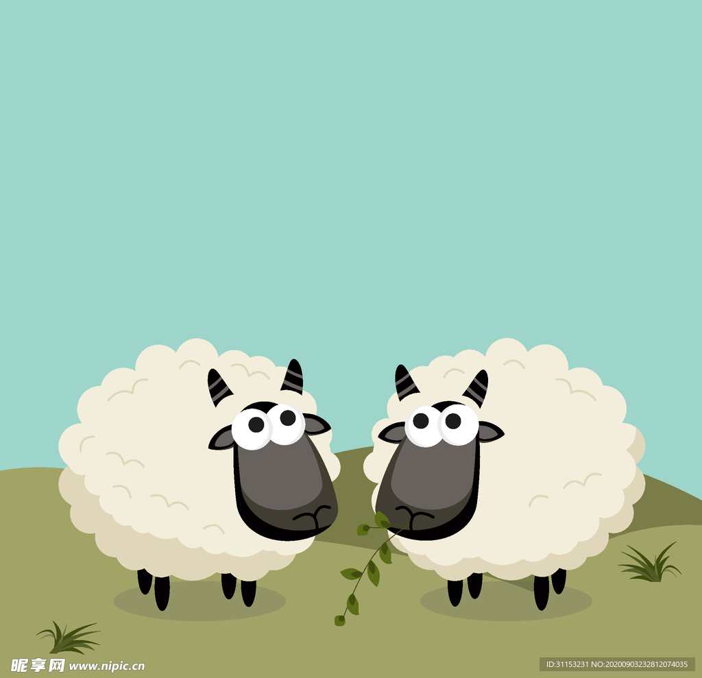 卡通羊