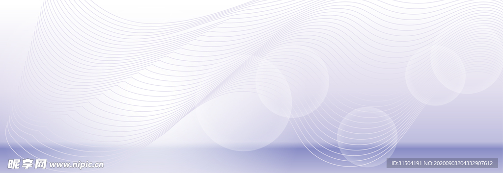 波浪线条炫酷科技背景