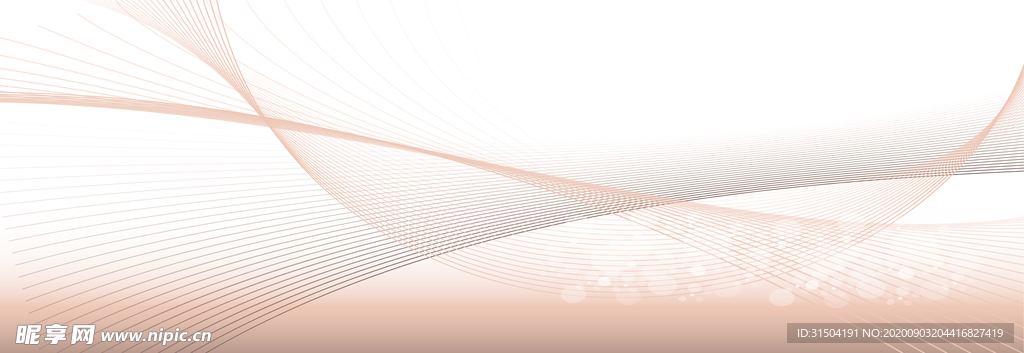 波浪线条炫酷科技背景