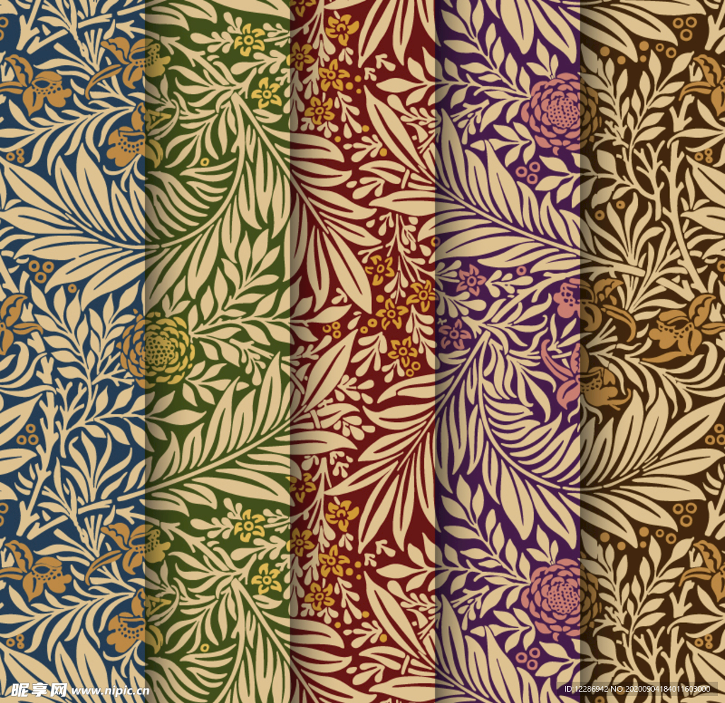 复古图案纹理背景