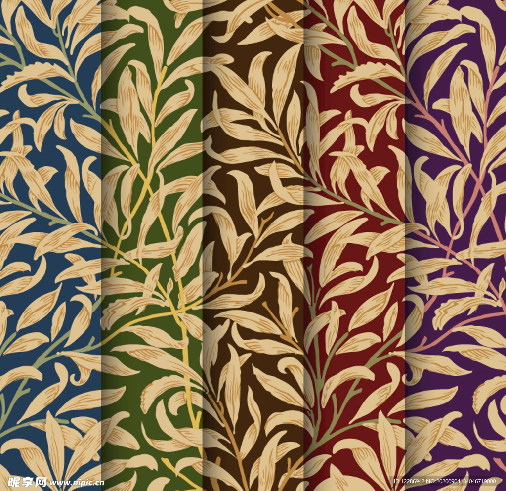 复古图案纹理背景