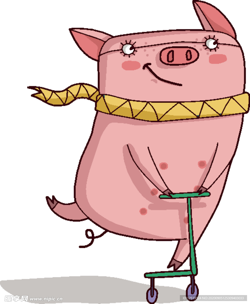 卡通小猪